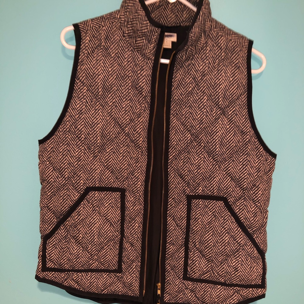 J. CREW herringbone vest!!